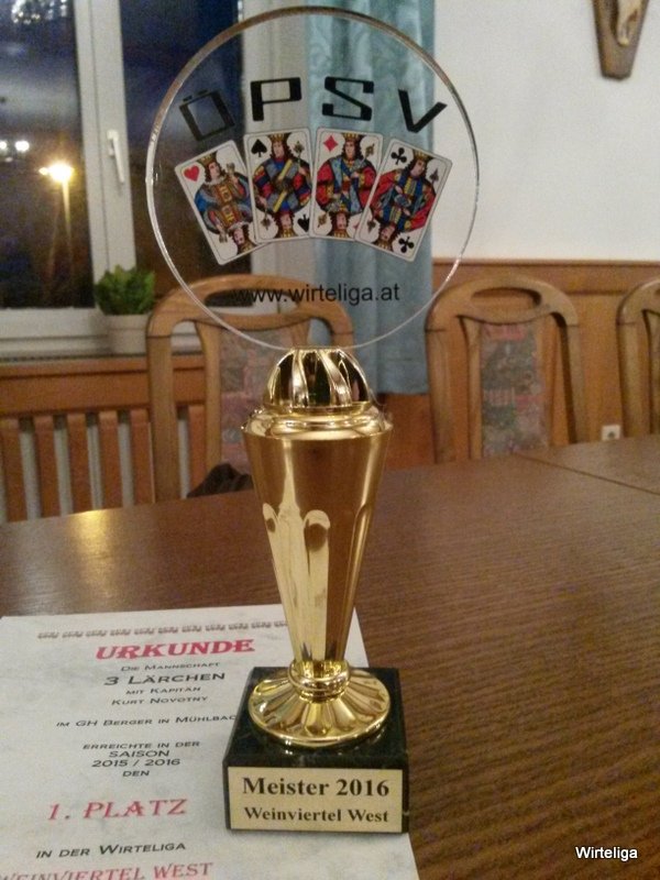 2016 Siegerehrung Weinviertel West