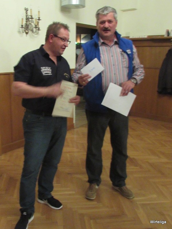 5. Platz - die goldenen Adler - 2017 Siegerehrung Weinviertel Ost